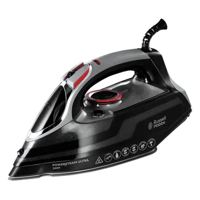 Russell Hobbs Power Steam Ultra Iron, Ceramic Non-stick soleplate, 210g Steam Shot, 70g Continuo