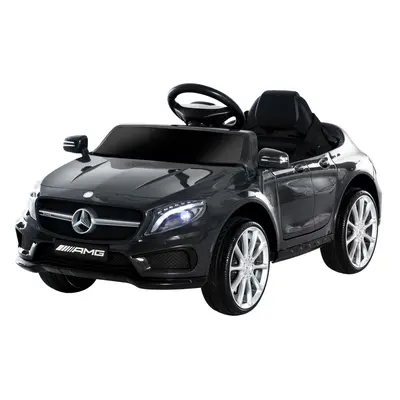 HOMCOM 6V Licensed Mercedes Benz Kids Ride On Car W/ Remote Light Music Black