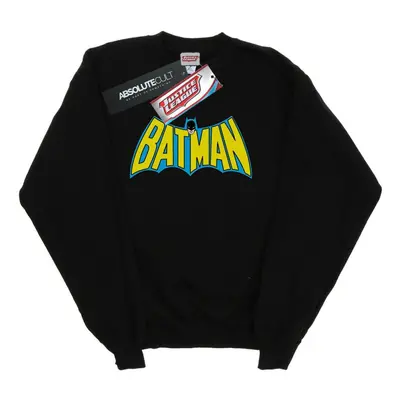 (3XL, Black) Batman Mens Retro Logo Sweatshirt