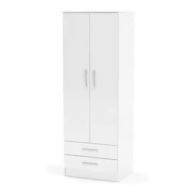 Larz Door Combi Wardrobe-White