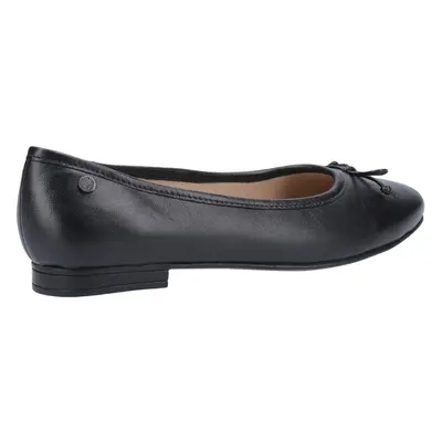 (Black, (Adults')) Hush Puppies Naomi Leather Women's Black Flats