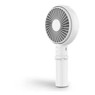 (White) In USB Handheld Desktop Fan Rotatable Modes Wind Speed Frame Phone Holder Cooling Fan fr