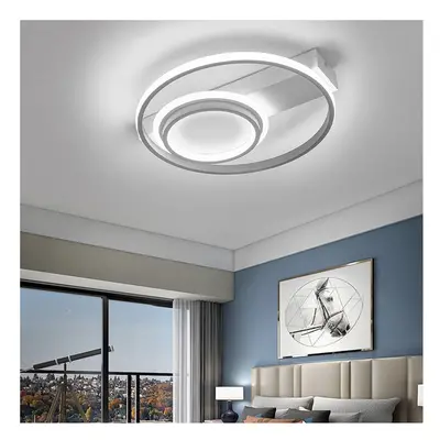 (Round, Cool White) Modern LED Ceiling Light Chandelier Lamp