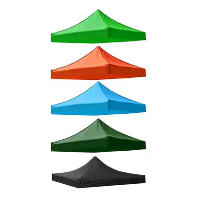 (Light Green) 3x3m 420D Oxford Camping Tent Top Cover Awning Top Cover Waterproof UV Protection 