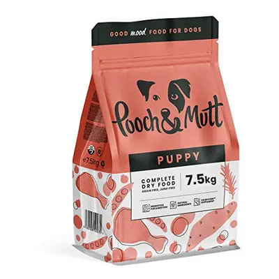 Pooch & Mutt - Complete Puppy Dry Dog Food (Grain Free), Chicken & Superfood Blend, 7.5kg