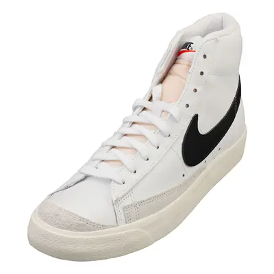 (8) Nike Blazer Mid Vintage Mens Fashion Trainers in White Black