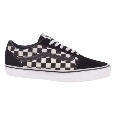 (10, Black/True White) Vans Mens Ward Checkered Low-Top Canvas Trainers Sneakers - Black/True Wh