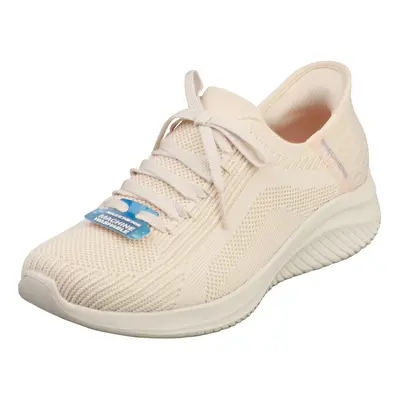 (7) Skechers Slip-ins Ultra Flex 3.0 Vegan Womens Fashion Trainers in Natural