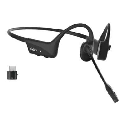 SHOKZ OpenComm2 UC Wireless Bone Conduction Headsets with USB-C adapter, Open-ear Bluetooth Head