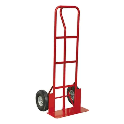 250kg Heavy Duty Sack Truck & 250mm Pneumatic Tyres - Deep Foot For Larger Boxes