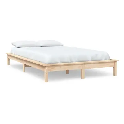 (brown, x cm) vidaXL Solid Wood Pine Bed Frame Wooden Bedstead Bed Base Multi Colours/Sizes