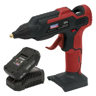 20V Cordless Glue Gun & Battery Kit - to 12mm Sticks - Hobby Craft Textiles