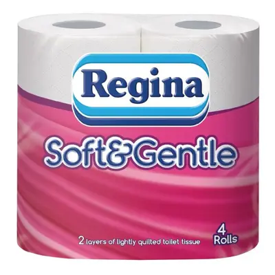 Regina Soft and Gentle Toilet Paper 2-Ply 26.25m (Pack of 40)