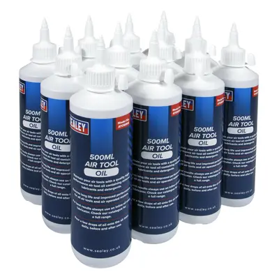 12 Pk 500ml High Performance Air Tool Oil - Tool Maintenance - Mineral Lubricant