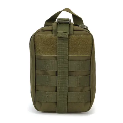 (Army Green) 2.7L Tactical Waist Bag Military Belt Bag Hang Storage Bag Outdoor Camping Hunting