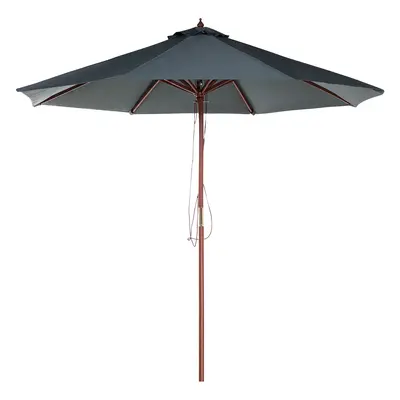 Garden Parasol 2.7 m Grey TOSCANA