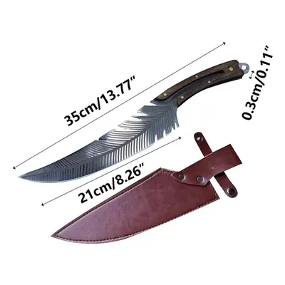 Black Friday Sharp Feather Knife Hand Forged Knife High Carbon Steel Butcher Knife Boning Knife 