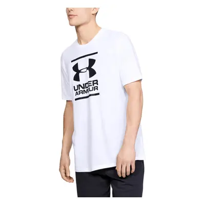 (M, White) Under Armour Mens UA GL Foundation HeatGear Cotton Training Tee T-Shirt