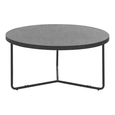 Coffee Table Concrete Effect with Black MELODY Big