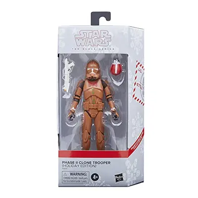 The Black Series Phase II Clone Trooper (Holiday Edition) 6-Inch F5610 Multicolored Collectible 