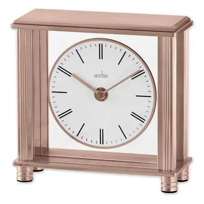 Acctim Shelford Mantel Clock, Rose Gold