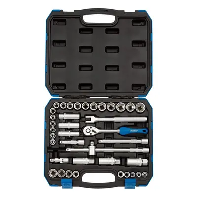 Combined MM/AF Socket Set, 3/8"" Sq. Dr. (39 Piece)