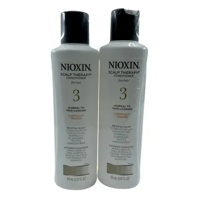 Nioxin Scalp Treatment Normal Thin Chemical Treated Hair 5.07 OZ Set of