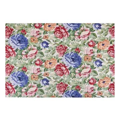 Cotton Area Rug x cm Multicolour FARWAN