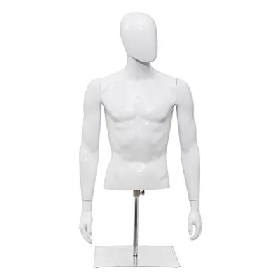 Men Model Half Body Manikin 133cm Upper Body Mannequin With Iron Stand