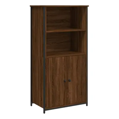 (brown oak, x x 121.5 cm) vidaXL Highboard Sideboard Storage Cabinet Home Side Cabinet Engineere