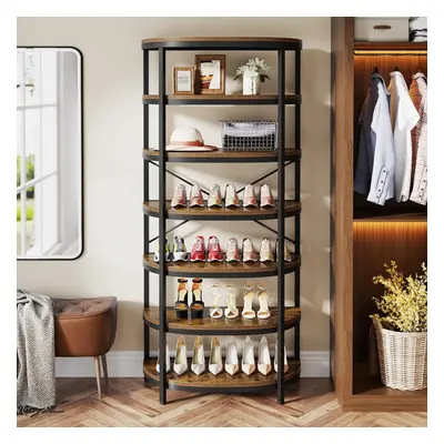 Tribesigns Vertical Shoe Rack, 7-Tier Tall Shoe Storage Organizer