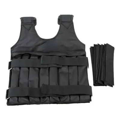 (50kg) Weighted Vest Adjustable Gym Exercise Training Fitness Jacket Workout Boxing Waistcoat Ac