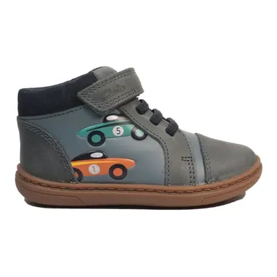 (4 (Children's)) Flash Retro Toddler | Denim Blue Leather | Childrens Ankle Boots