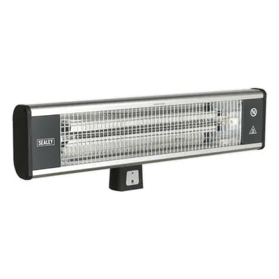 1800W Carbon Fibre Infrared Heater - High Efficiency - Wall Mounted - IP44 Rated