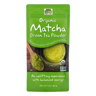 Now Foods, Real Tea, Organic Matcha Green Tea Powder, oz (85 g)