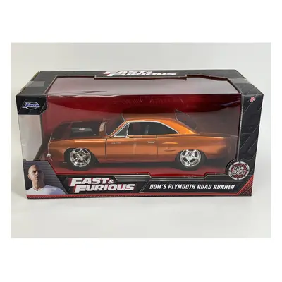 Fast and Furious Doms Plymouth Road Runner Orange 1:24 Scale Jada