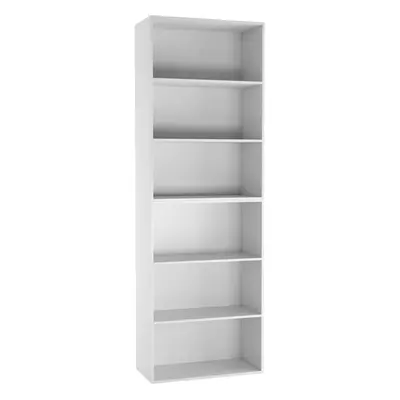 (White) Wide Tier Book Shelf Bookcase Cabinet Display