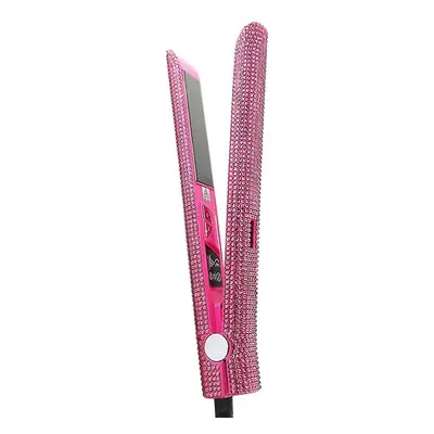 Professional Straightener And Curler, Dorisilk Titanium Flat Iron Diamond Straightener, In Strai