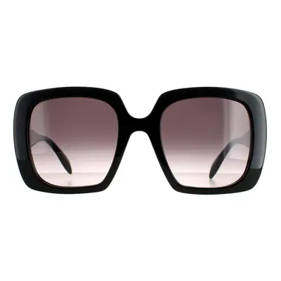 Alexander McQueen Sunglasses AM0378S Black Grey Gradient