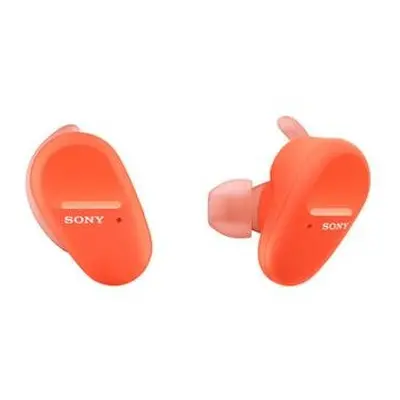 Sony WF-SP800N Noise Canceling TWS Earbuds Headphones Orange