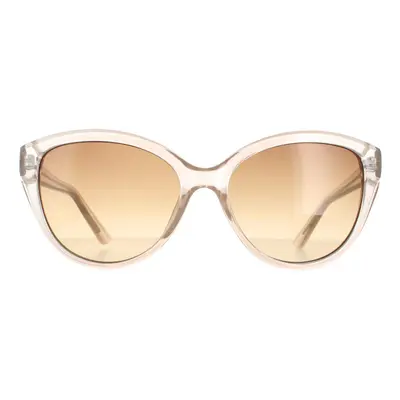 Calvin Klein Sunglasses CK19536S Crystal Beige Brown Gradient