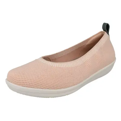 (UK 4.5, Light Pink (Pink)) Ladies Clarks Casual Slip On Shoes Ayla Paige - D Fit