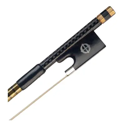 Advanced 4/4 Size Violin/Fiddle Bow Grid Carbon Fiber Stick Sheep Skin Grip White Mongolia Horse