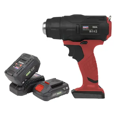 20V Cordless Hot Air Gun Kit - Includes x Batteries & Charger - Storage Bag