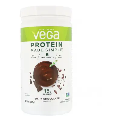 Vega, Protein Made Simple, Dark Chocolate, 9.6 oz (271 g)