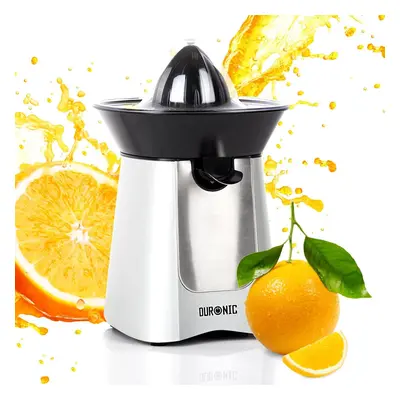 Duronic Citrus Fruit Juicer JE6SR Silver 100W Powerful Citrus Press Juicer / Juice Squeezer Extr