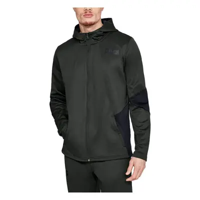 (XS, Baroque Green) Under Armour Mens Gametime Fleece FZ Moisture Wicking Breathable Hoodie