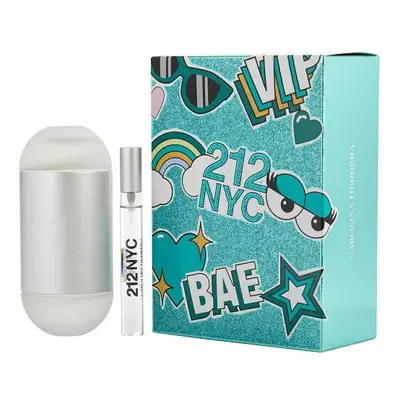 212 Pcs Set For Women: 3.4 Eau De Toilette Spray + 0.34 Oz Eau De Toilette Spray (Travel Set)