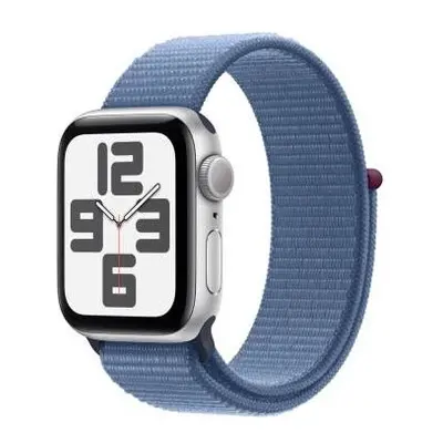 Apple Watch SE 40mm Aluminium Silver Sport Loop Winter Blue ITA MRE33QL/A