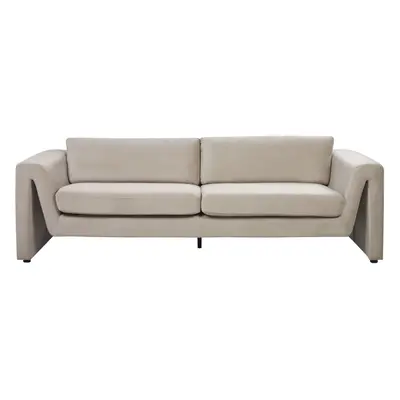 Velvet Sofa Taupe MAUNU